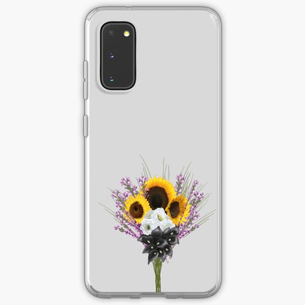 subtle non binary pride flowers Samsung Galaxy Soft Case