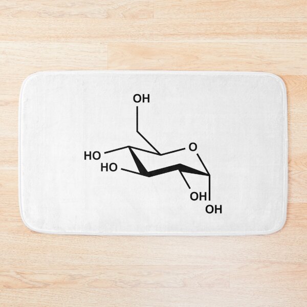 Item preview, Glucose (Sugar/Dextrose) Structural Formula designed and sold by GillyTheGhillie.