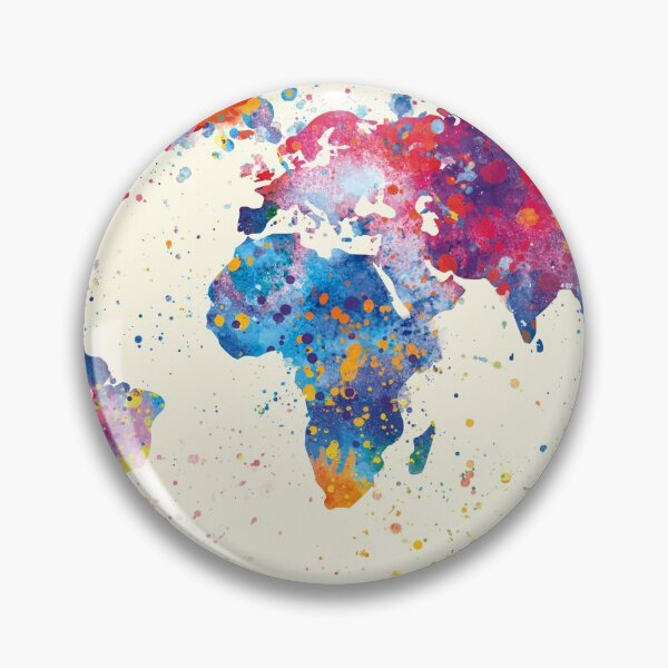 Item preview, Watercolor Continents by Vart designed and sold by vartstudio.