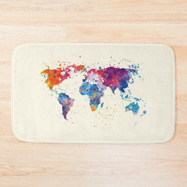Item preview, Watercolor Continents by Vart designed and sold by vartstudio.