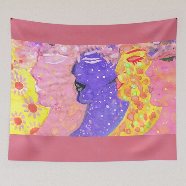 Item preview, Nymphs Folk Art by AnyaC designed and sold by bohemianbound.
