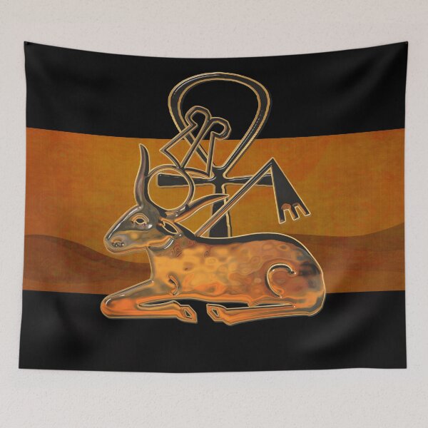 Item preview, Sacred Bull 3D Egyptian designed and sold by bohemianbound.
