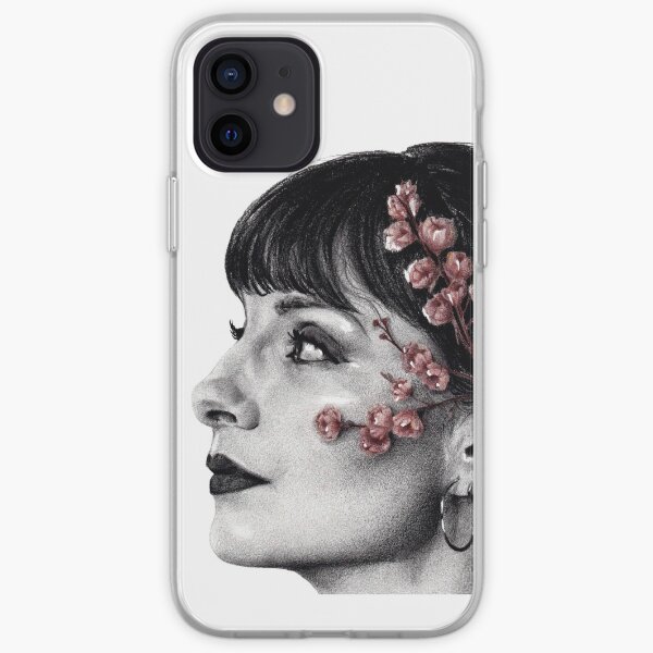 drawing of Najwa Nimri, florecer 2/3 iPhone Soft Case
