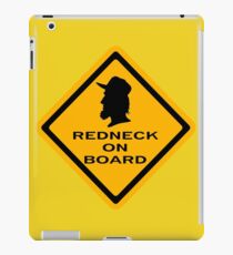 Redneck on Board (diamond) iPad Case/Skin