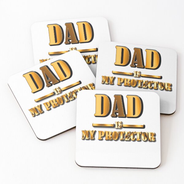 Item preview, Dad is my protector designed and sold by StickerNova1.