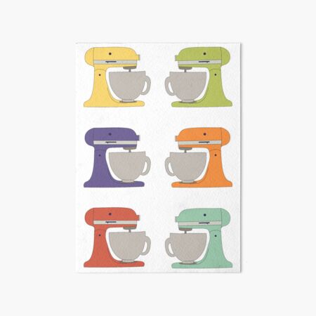 Kitchenaid mixer  Art Board Print for Sale by irraspugey32