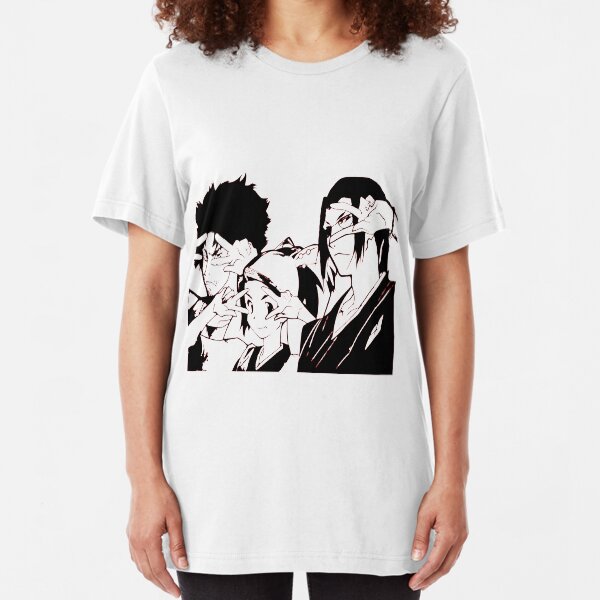 Mugen Jin and Fuu Samurai Champloo Slim Fit T-Shirt