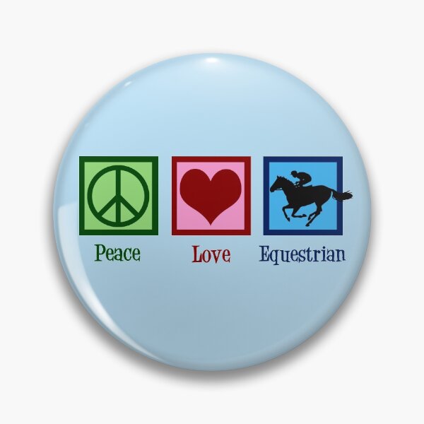 Aperçu de l'œuvre Peace Love Equestrian créée et vendue par Epic Love Designs.