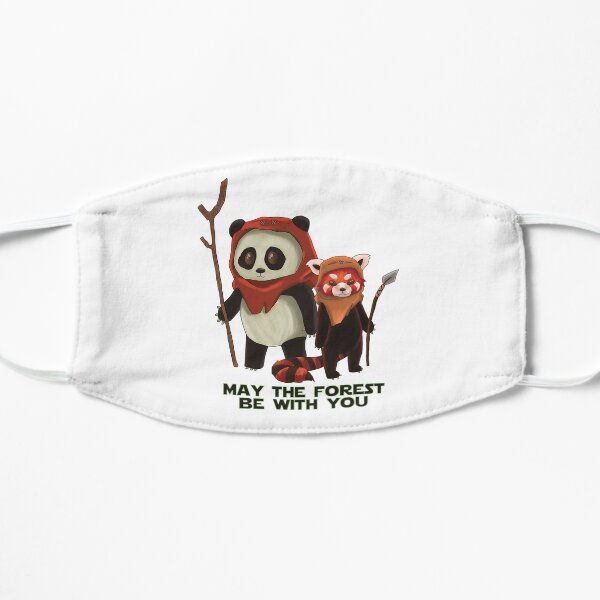 May the forest be with you sticker Masque sans plis