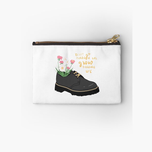 Item preview, Dr Martens with growing wildflowers inside quote designed and sold by AmeliasArtistry.