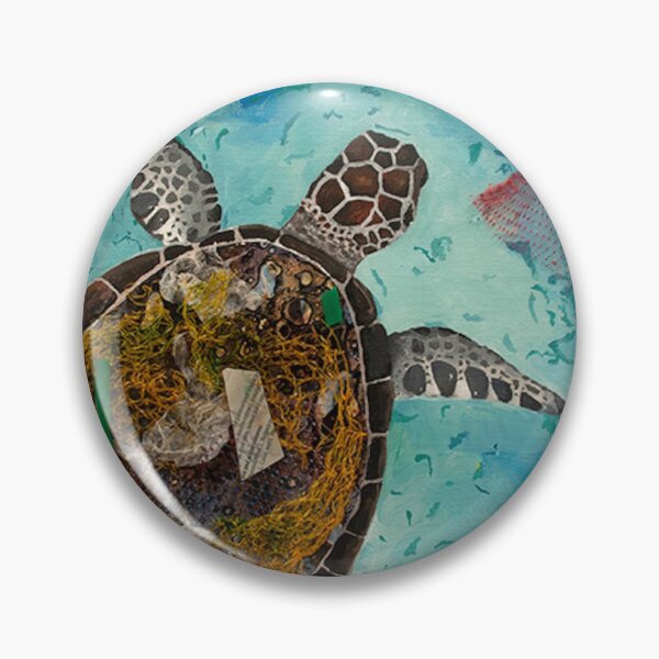 Item preview, Turtle in Plastic  designed and sold by Elle deAlessandrini.