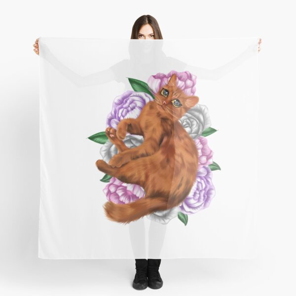 Chat Roux Scarves Redbubble