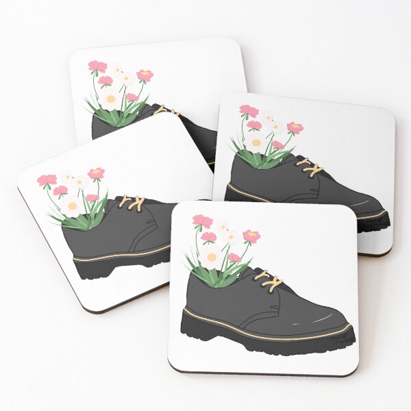 Item preview, Dr Martens with growing wildflowers inside designed and sold by AmeliasArtistry.
