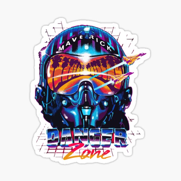 Maverick Danger Zone Sticker