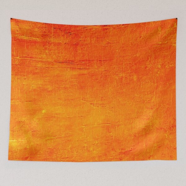 Item preview, Orange Sunset Textured Acrylic Abstract designed and sold by Sheila Wenzel Ganny.