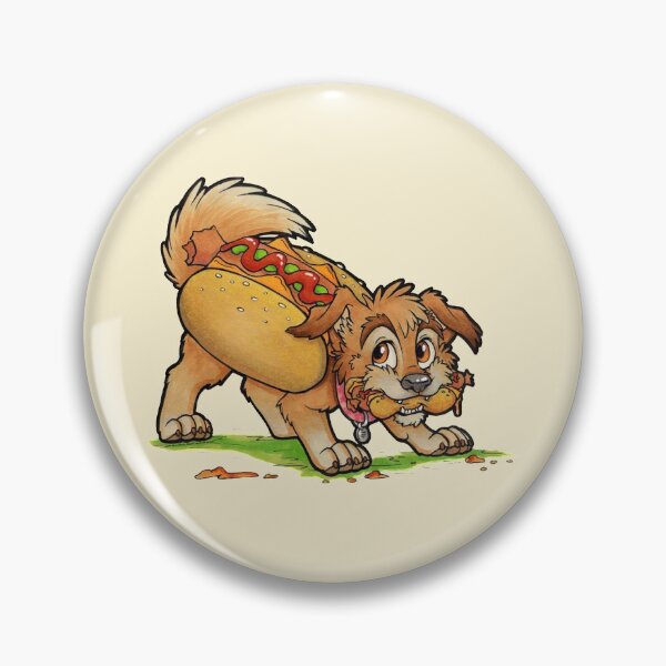 Hot Dog! Pin
