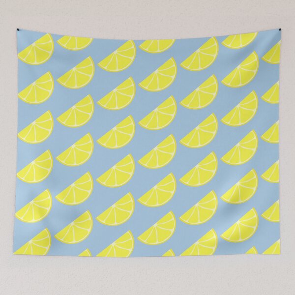 Item preview, Lemon Wedge (light blue background) designed and sold by elrathia.