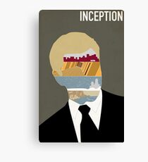 Inception minimalist poster Canvas Print