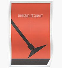 Ferris Buellers Day Off minimalist poster Poster