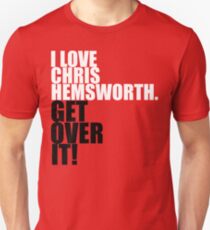 Camiseta unisex Amo a Chris Hemsworth. ¡Superalo!