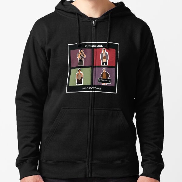 kylosgotcake but its the gorillaz Zipped Hoodie