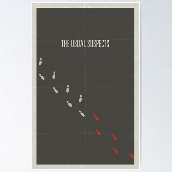 The Usual Suspects blockbuster movie backer Poster 8 X 5.5 Keyser