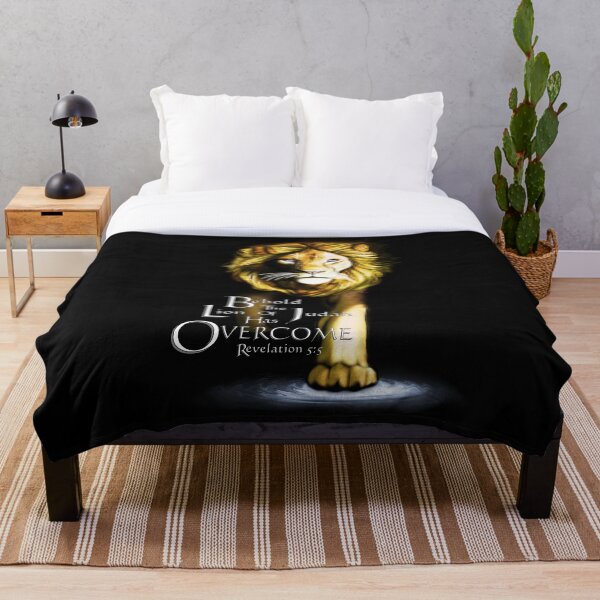 Item preview, Lion of Judah With Scripture (Gold) designed and sold by IgniteWithin.