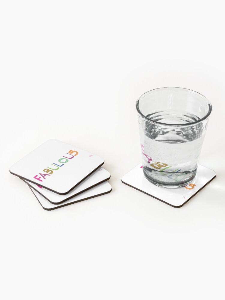 Alternate view of FABULOUS Coasters (Set of 4)