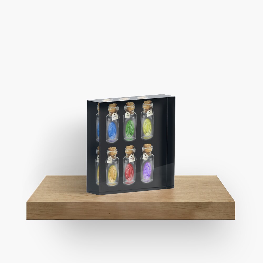 Complete set of *Infinity Stones* Acrylic Block
