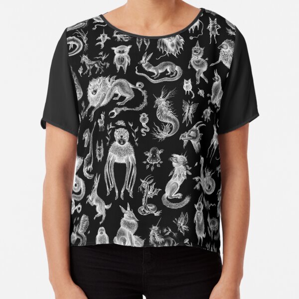 We Are Not Alone - inverted Chiffon Top