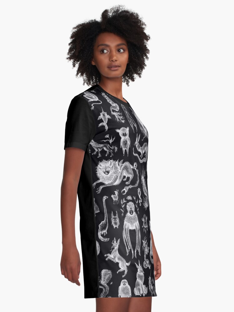 Alternate view of We Are Not Alone - inverted Graphic T-Shirt Dress