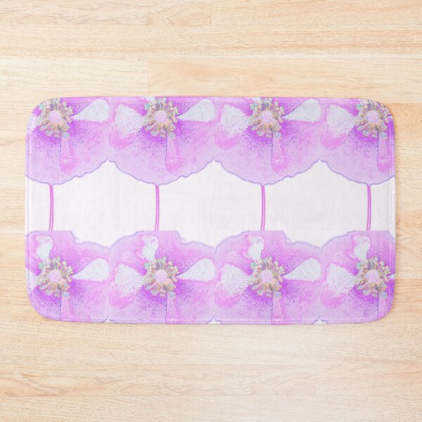Item preview, Pink and purple poppy pen and watercolour style pop art designed and sold by Latch Farm  Studios.