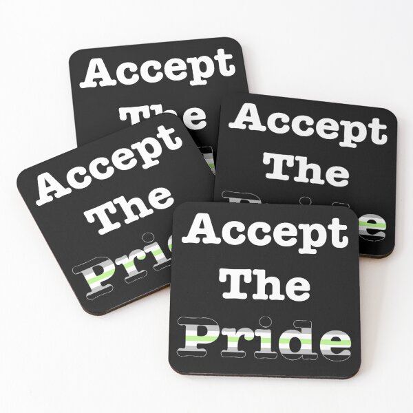 Item preview, Accept The Pride - Agender Pride designed and sold by AngelGhosty.