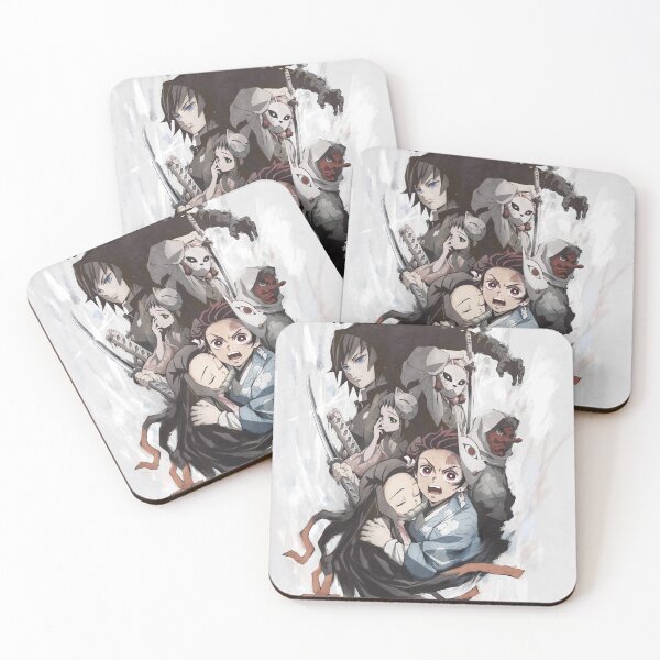 Demon Slayer Coasters (Set of 4)
