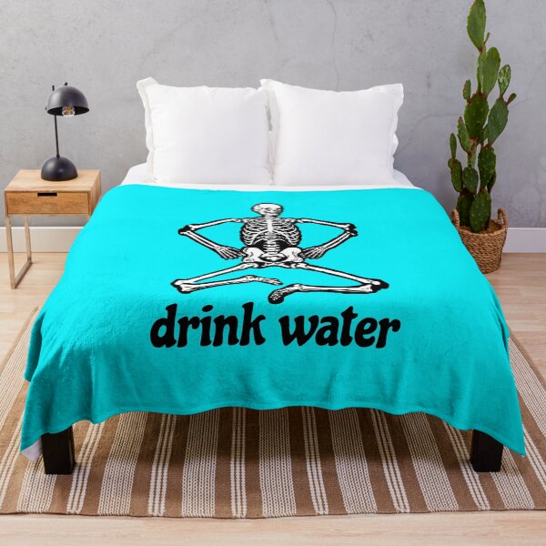 Item preview, Friendly Skeleton Reminds You to Drink Water designed and sold by dexoplanet.