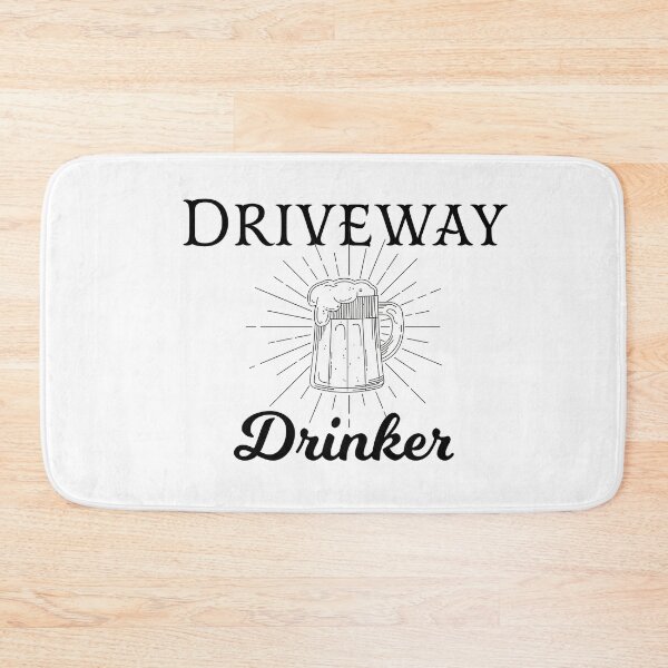 Item preview, DRIVEWAY Drinker Slim Fit T-Shirt designed and sold by Draw Design.