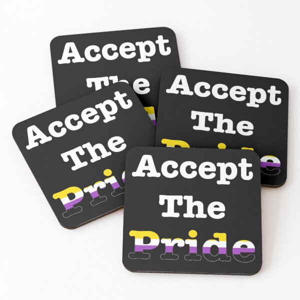 Item preview, Accept The Pride - Nonbinary Pride designed and sold by AngelGhosty.