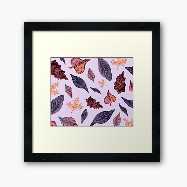 Autumn Leaves Framed Art Print