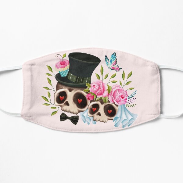 Together Forever - Sugar Skull Bride & Groom Mask