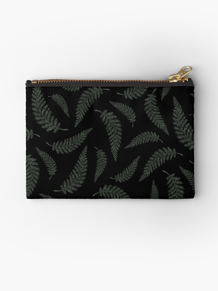 Thumbnail 1 of 4, Zipper Pouch, Fern Witch designed and sold by brettisagirl.