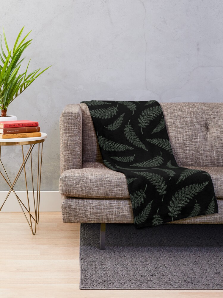 Alternate view of Fern Witch Throw Blanket