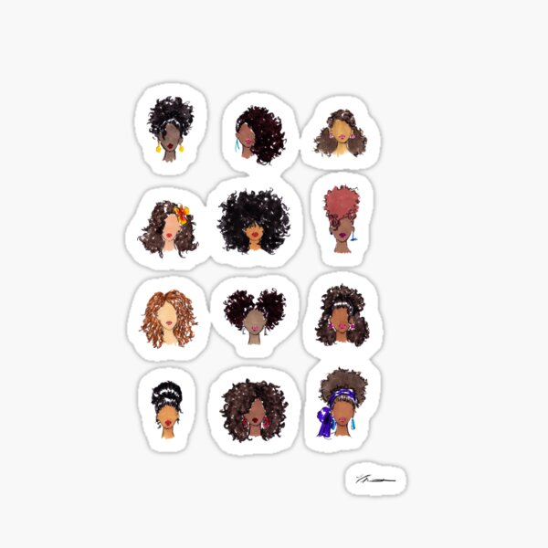 How To Be Curly Sticker