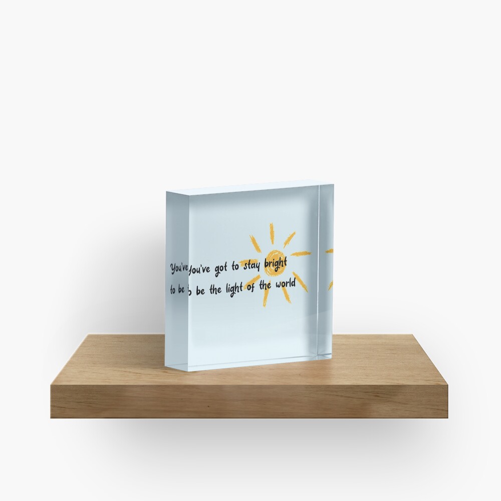 Light of the World Acrylic Block
