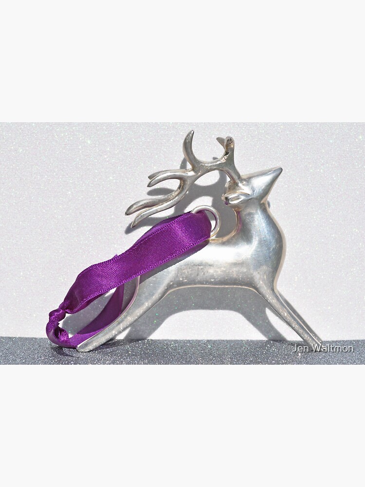Thumbnail 3 of 3, Sticker, Christmas: The Royal Reindeer designed and sold by Jdubphotog.