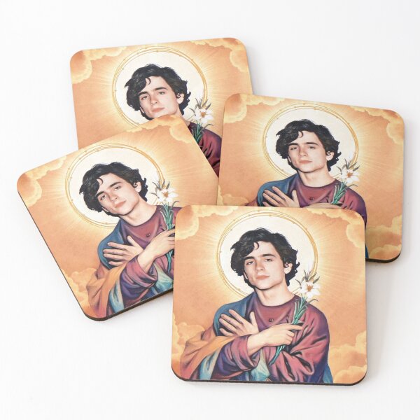 Saint Timothee Chalamet Coasters (Set of 4)