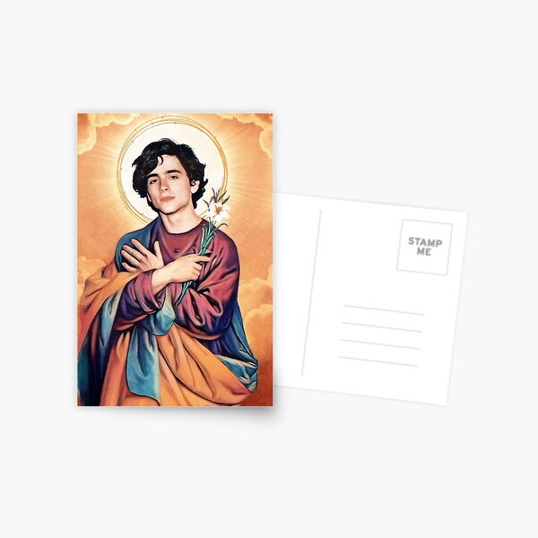 Saint Timothee Chalamet Postcard
