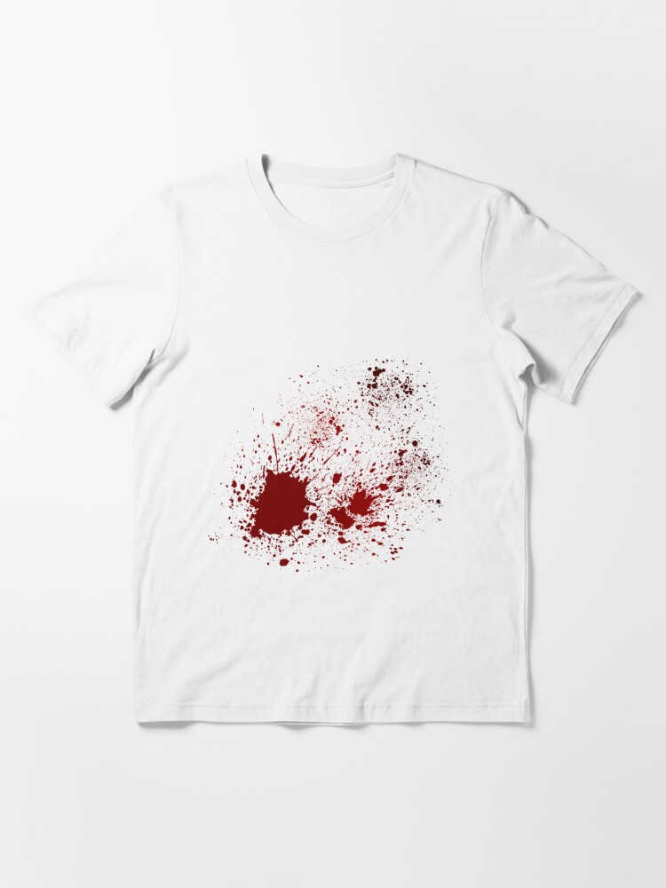 Blood splatter blood stain Essential T-Shirt for Sale by Dream Imagine  Create .