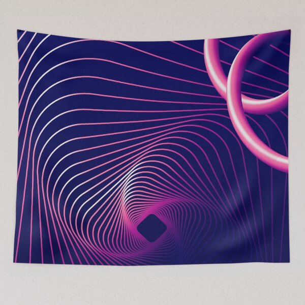Item preview, Funky, pink, purple swirling abstract pattern  designed and sold by yougalore.