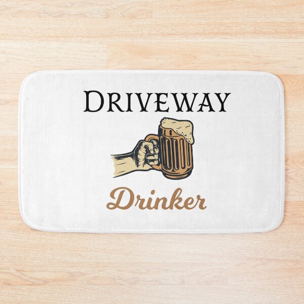 Item preview, DRIVEWAY Drinker social distancing quarantined  T-Shirt designed and sold by Draw Design.
