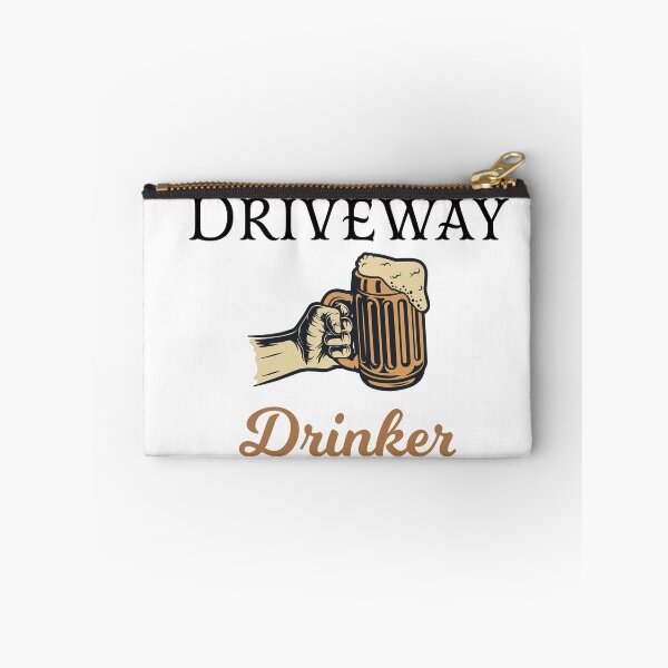 Item preview, DRIVEWAY Drinker social distancing quarantined  T-Shirt designed and sold by Draw Design.
